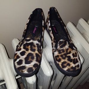 Dollhouse Leopard Slip-ons